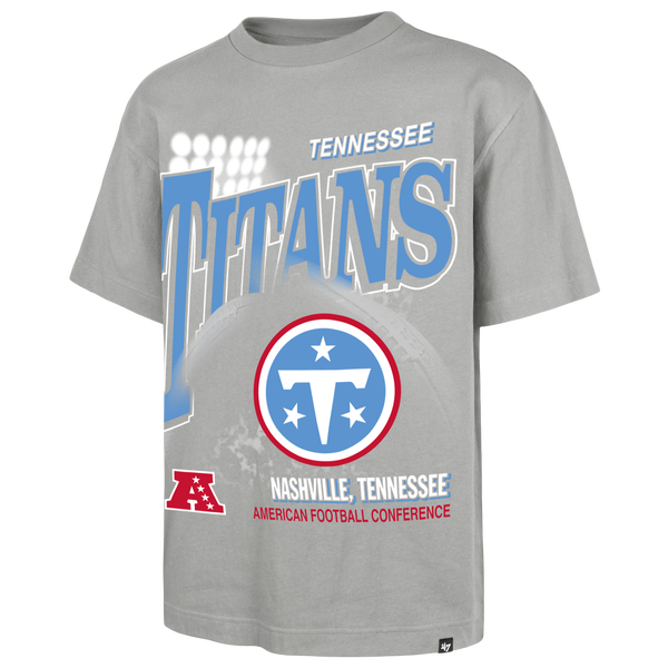 47 Brand NFL Tennessee Titans Hometown S/S T-Shirt - Men's - Wolf Grey