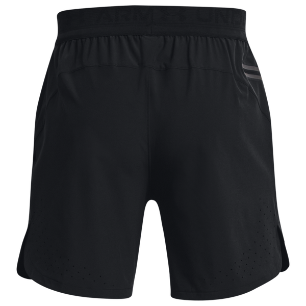 Under Armour Peak Woven Shorts - Men's - Black/Grey - Image 3