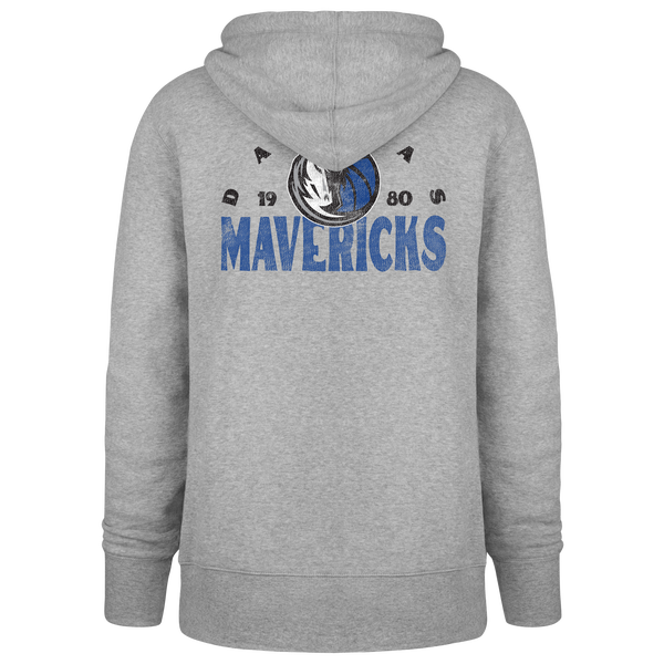 47 Brand Mavericks Arcitext Headline Hoodie - Men's - Slate Gray - Image 2