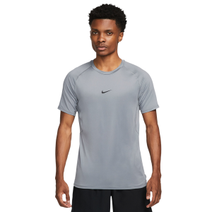 Nike Dri-FIT Slim Top Short Sleeve - Men's - Smoke Grey/Black