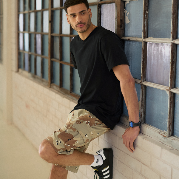 CSG Basic V-Neck S/S T-Shirt - Men's - Black/Black - Image 3