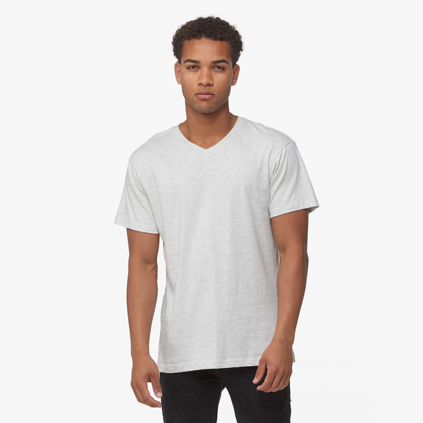 CSG Basic V-Neck S/S T-Shirt - Men's - Oatmeal/White - Image 4