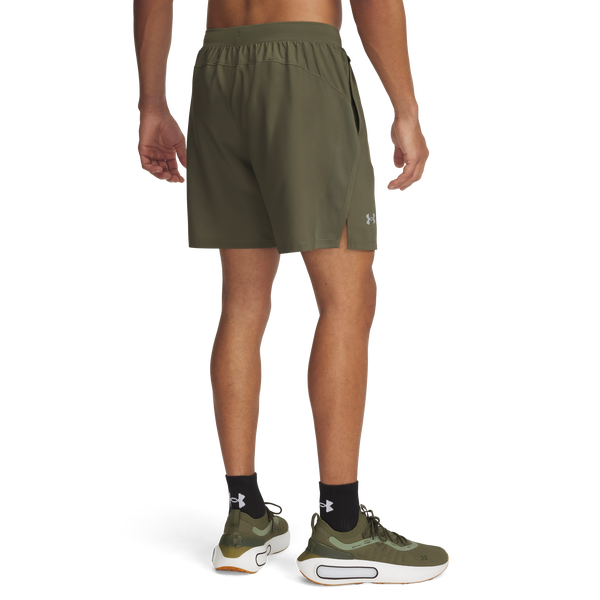 Under Armour Launch 7'' Shorts - Men's - Marine Od Green/Reflective - Image 2