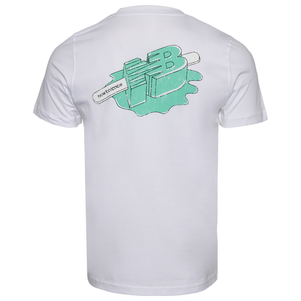 New Balance Ice Logo T-Shirt - Men's - White - Image 2