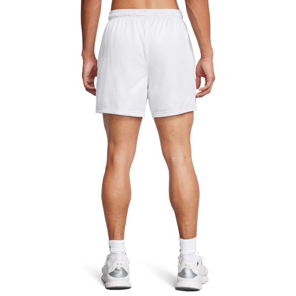 Under Armour Essential Mesh Shorts - Men's - Halo Grey/White - Image 2