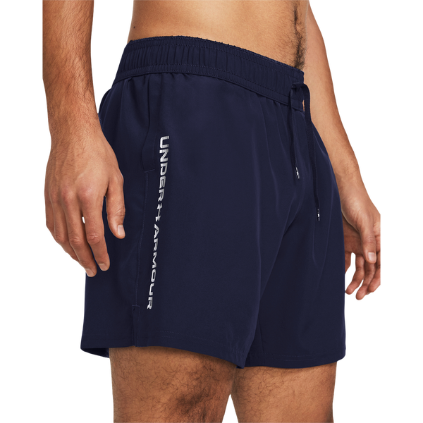 Under Armour Tech Woven Wordmark Short - Men's - Navy/White