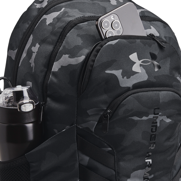 Under Armour Hustle 6.0 Pro Backpack - Adult - Black/Black/Black - Image 4