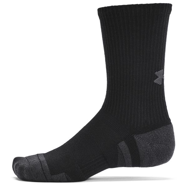 Under Armour Perf Tech 6 Pack Crew Socks - Men's - Black - Image 2