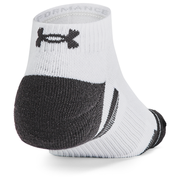 Under Armour Perf Tech 6 Pack Low Socks - Men's - White - Image 4