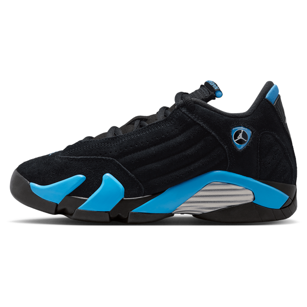 Jordan Retro 14 - Boys' Grade School - Black/University Blue/White - Image 2