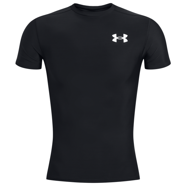 Under Armour Heatgear OG Compression Short Sleeve - Men's - Black/White - Image 2