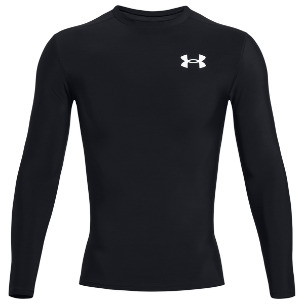Under Armour Heatgear OG Compression Long Sleeve - Men's - Black/White - Image 3