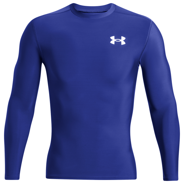 Under Armour Heatgear OG Compression Long Sleeve - Men's - Royal/White