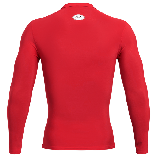 Under Armour Heatgear OG Compression Long Sleeve - Men's - Red/White - Image 3