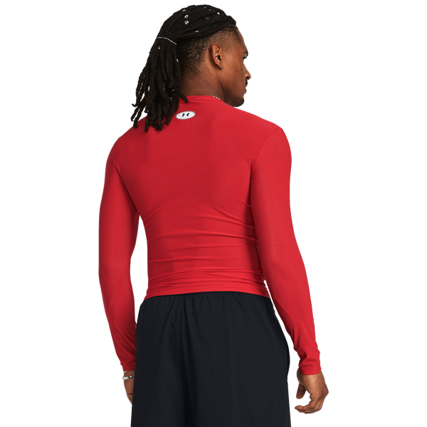 Under Armour Heatgear OG Compression Long Sleeve - Men's - Red/White - Image 5