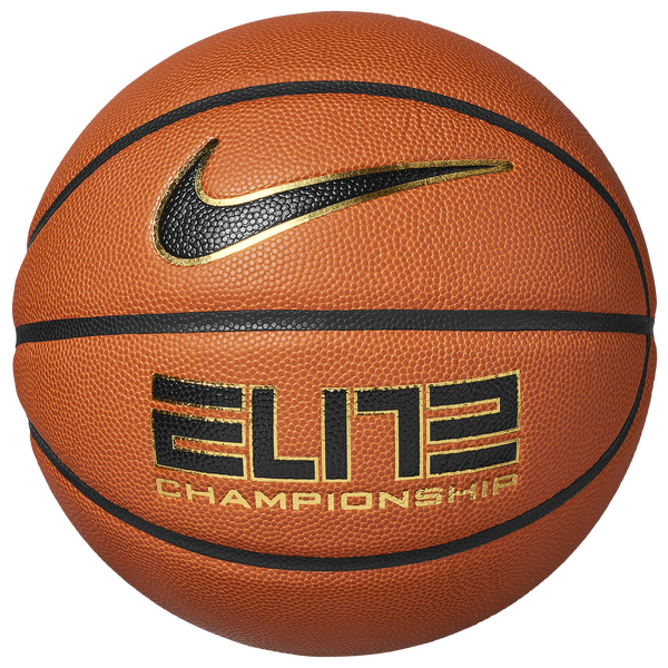 Nike Team Elite Championship 8P Basketball NFHS - Men's - Orange/Black/Gold