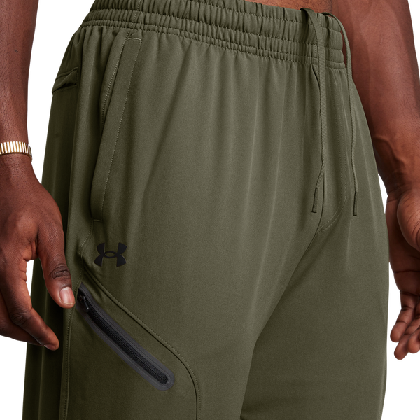 Under Armour Unstoppable Woven Joggers - Men's - Marine Od Green/Black - Image 3