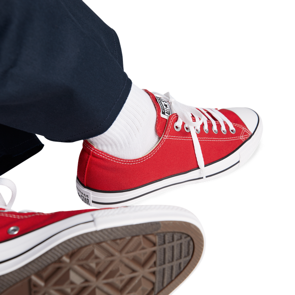 Converse All Star Low Top - Men's - Bright Red/White - Image 8