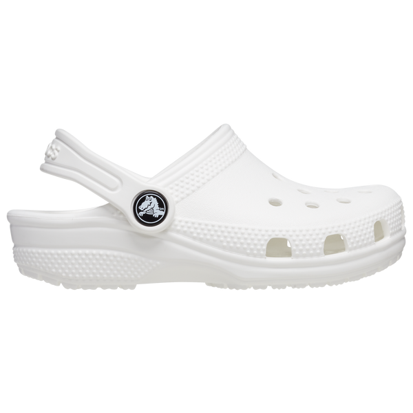 Crocs Classic Clogs - Boys' Toddler - White/White - Image 2