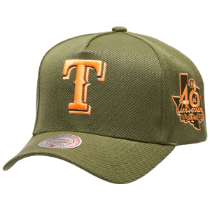 Mitchell & Ness Rangers Neon Pop Pro Pinch Cap - Adult - Olive
