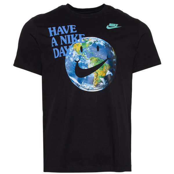 Nike Earth Day T-Shirt - Men's - Blue/Black