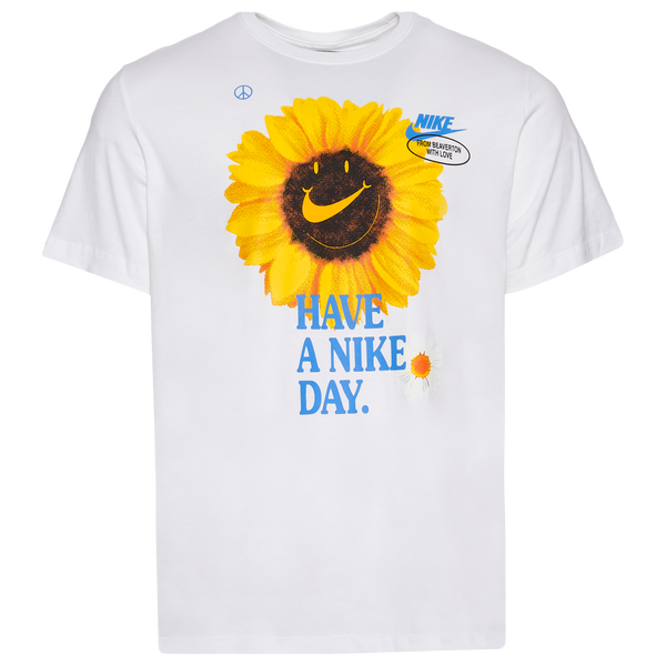 Nike Day T-Shirt - Men's - Yellow/White