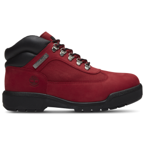 Timberland 6" Hairy Suede Chuka Field Boots - Men's - Black/Red