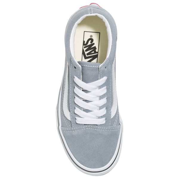 Vans Old Skool - Boys' Preschool - White/Gray - Image 4