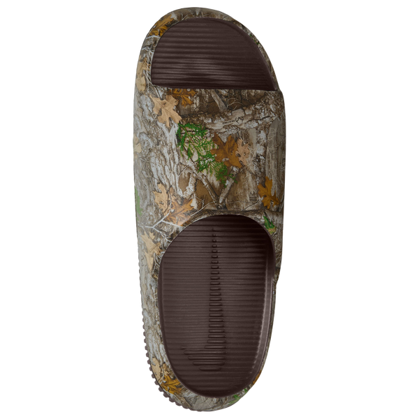 Nike RealTree Calm Slides - Men's - Brown/Brown/Camo - Image 3