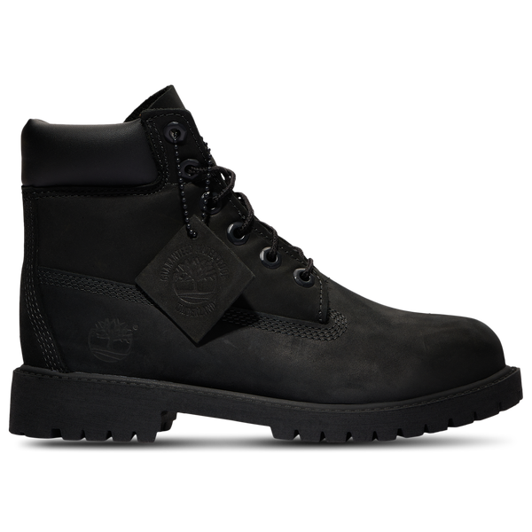 Timberland Waterproof 6" Boots - Boys' Grade School - Black/Black