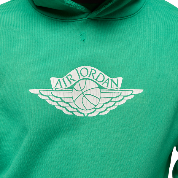 Jordan Rare Air Fleece Pullover Hoodie - Men's - Green/Tan - Image 3