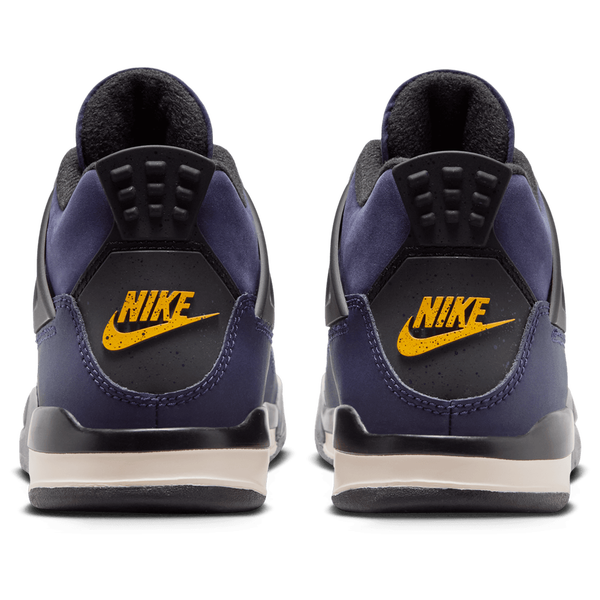 Jordan Retro 4 - Boys' Preschool - Purple/Black - Image 3