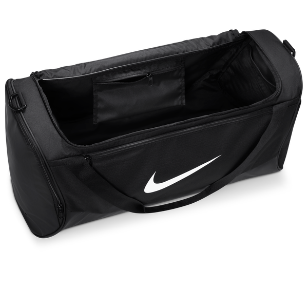 Nike Brasilia Medium Duffel X - Adult - Black/White/Black - Image 3