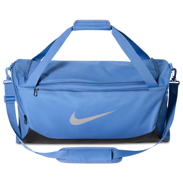Nike Brasilia Medium Duffel X - Adult - Indigo Storm/Black/Reflective Silver