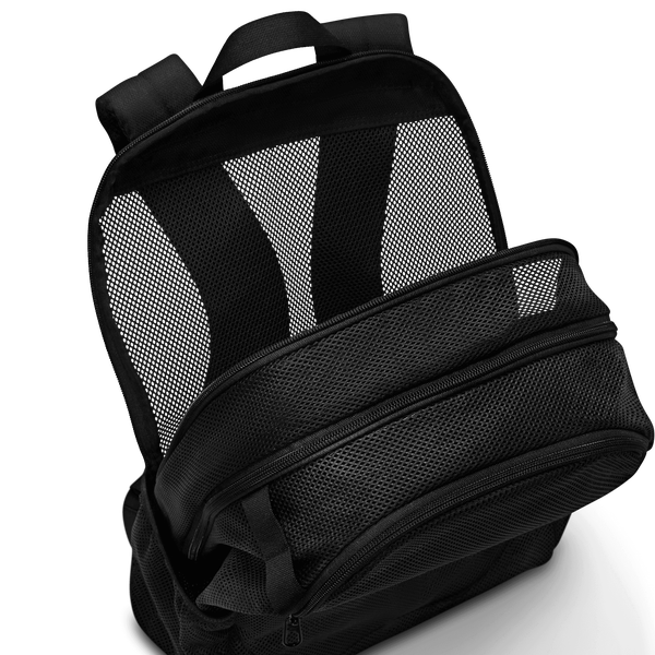 Nike Brasilia Mesh Backpack X - Adult - Black/Black/White - Image 5