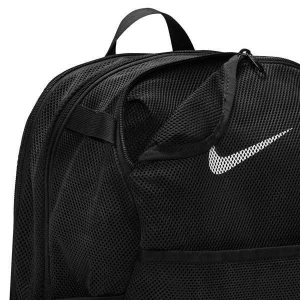 Nike Brasilia Mesh Backpack X - Adult - Black/Black/White - Image 6