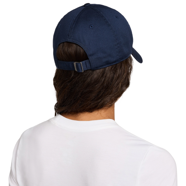 Nike Club Colorblock Futura Wish Logo Cap - Men's - White/Navy - Image 2