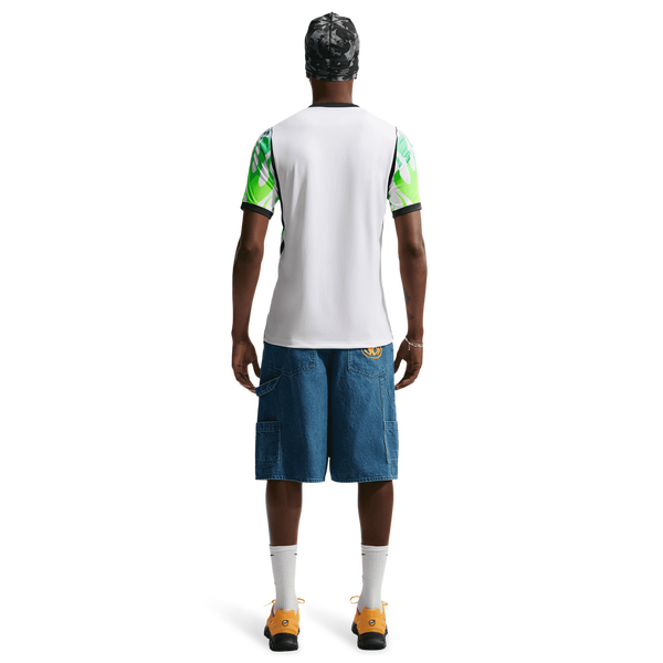 Nike Nigeria Away Replica Stadium Jersey - Men's - White/Green Glow/Black - Image 10