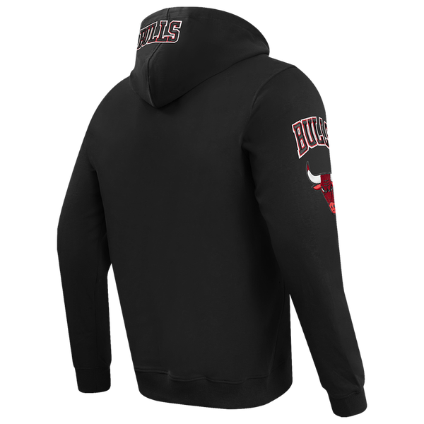 Pro Standard BULLS OLD ENGLISH FLC PO HOODIE - Men's - Black - Image 4
