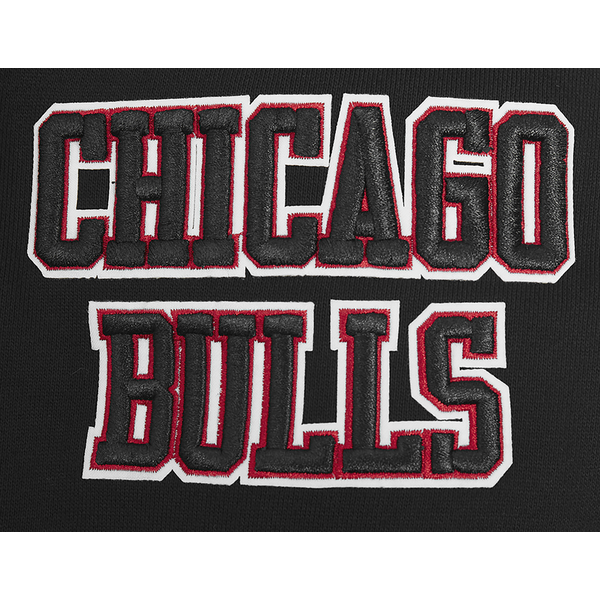 Pro Standard BULLS OLD ENGLISH FLC PO HOODIE - Men's - Black - Image 6