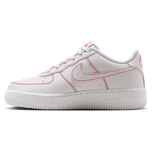 Nike Air Force 1 LV8 1 - Boys' Grade School - White/University Red - Image 2