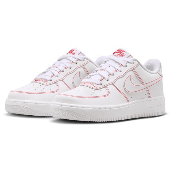 Nike Air Force 1 LV8 1 - Boys' Grade School - White/University Red - Image 6