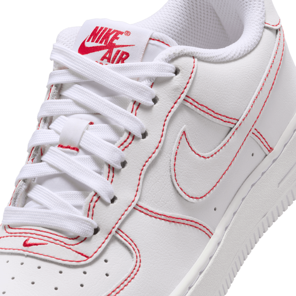 Nike Air Force 1 LV8 1 - Boys' Grade School - White/University Red - Image 7