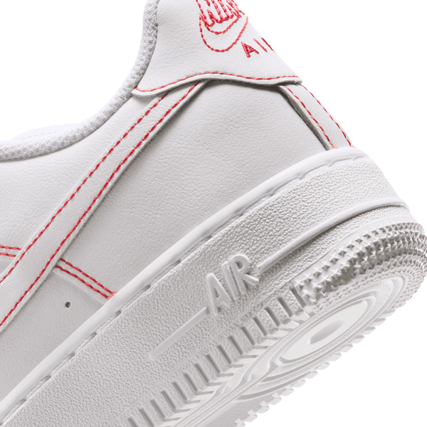 Nike Air Force 1 LV8 1 - Boys' Grade School - White/University Red - Image 8