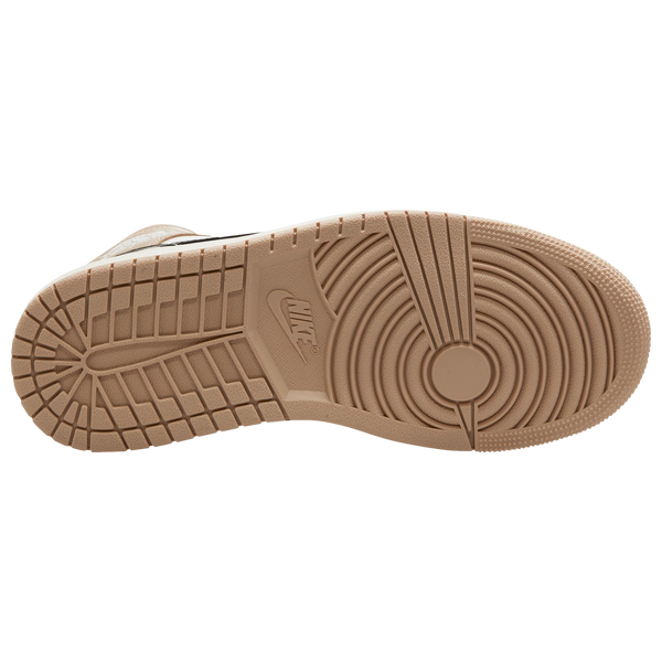 Jordan AJ 1 Mid - Women's - Black/Sail/Desert - Image 4