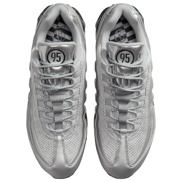 Nike Air Max 95 OG Dimension - Men's - Black/University Red/Metallic Silver - Image 4