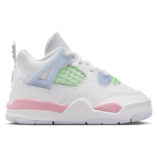 Jordan Air Jordan 4 Retro FEM - Girls' Toddler - Half Blue/White/Medium Soft Pink
