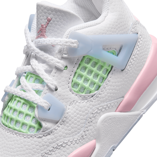 Jordan Air Jordan 4 Retro FEM - Girls' Toddler - Half Blue/White/Medium Soft Pink - Image 7