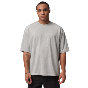 Jordan Brooklyn Oversized T-Shirt - Men's - Heather Grey/Black
