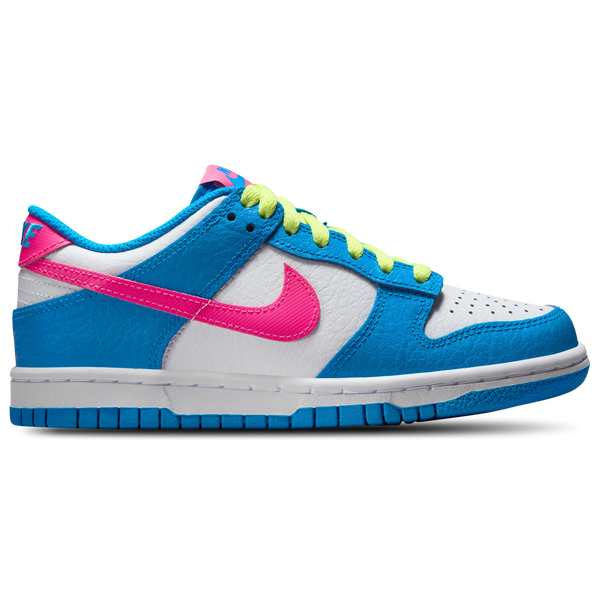 Nike Dunk Low NA - Boys' Grade School - Pink/Photo Blue